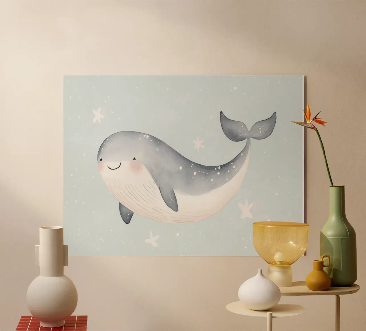 Happy Whale plexiglass da treechild