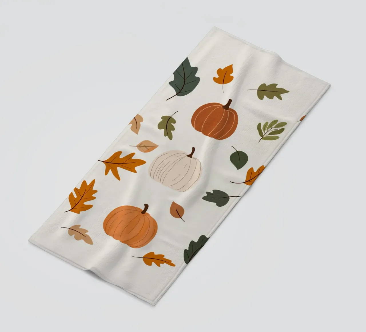 Autumn Pumpkins serviette de plage de treechild