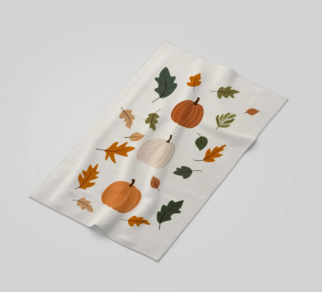 Autumn Pumpkins serviette de plage de treechild