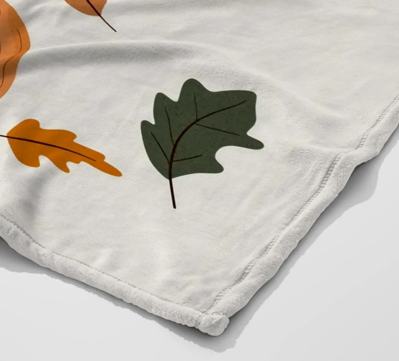 Autumn Pumpkins Fleecedecke von treechild