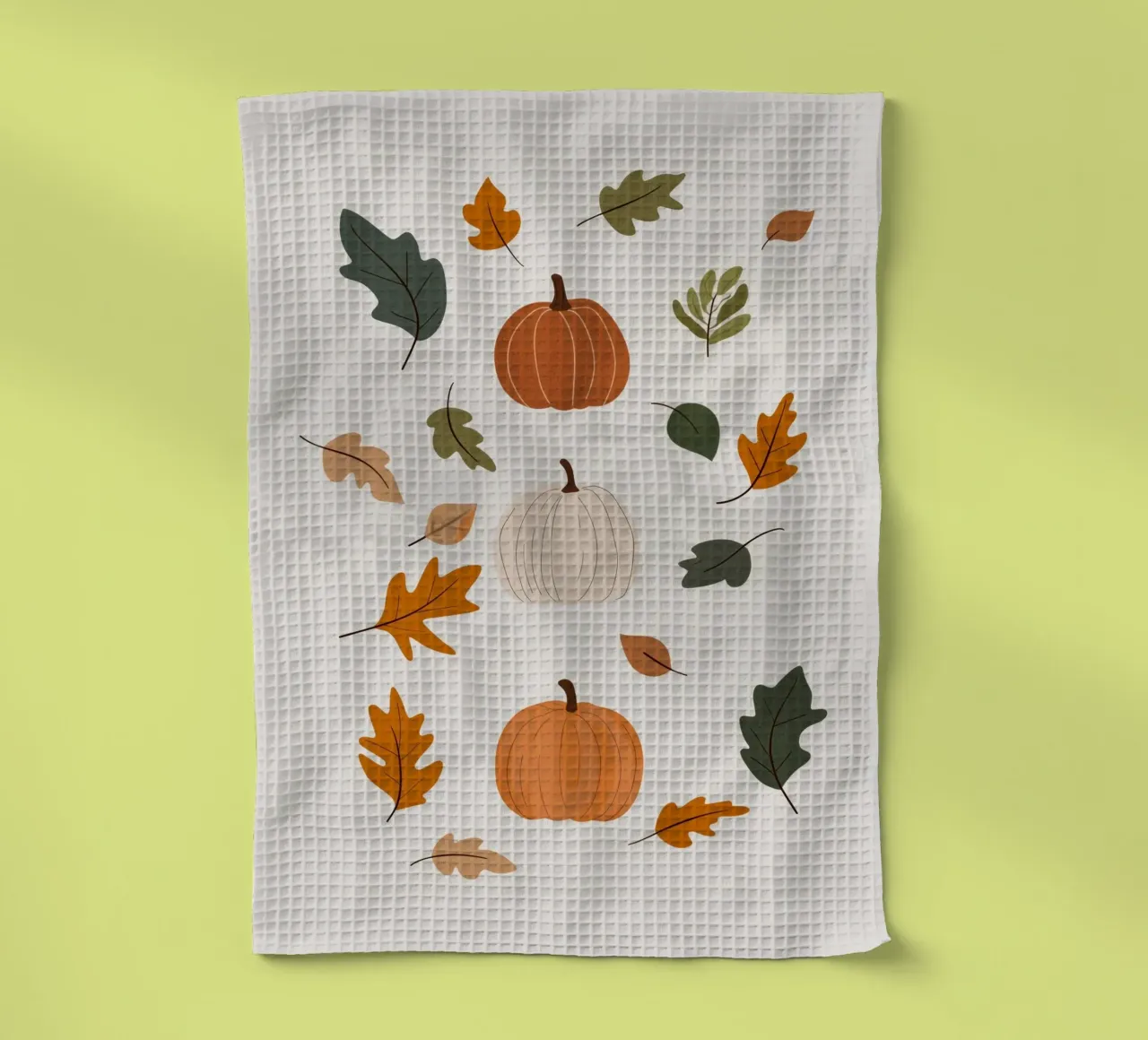 Autumn Pumpkins Geschirrtuch von treechild