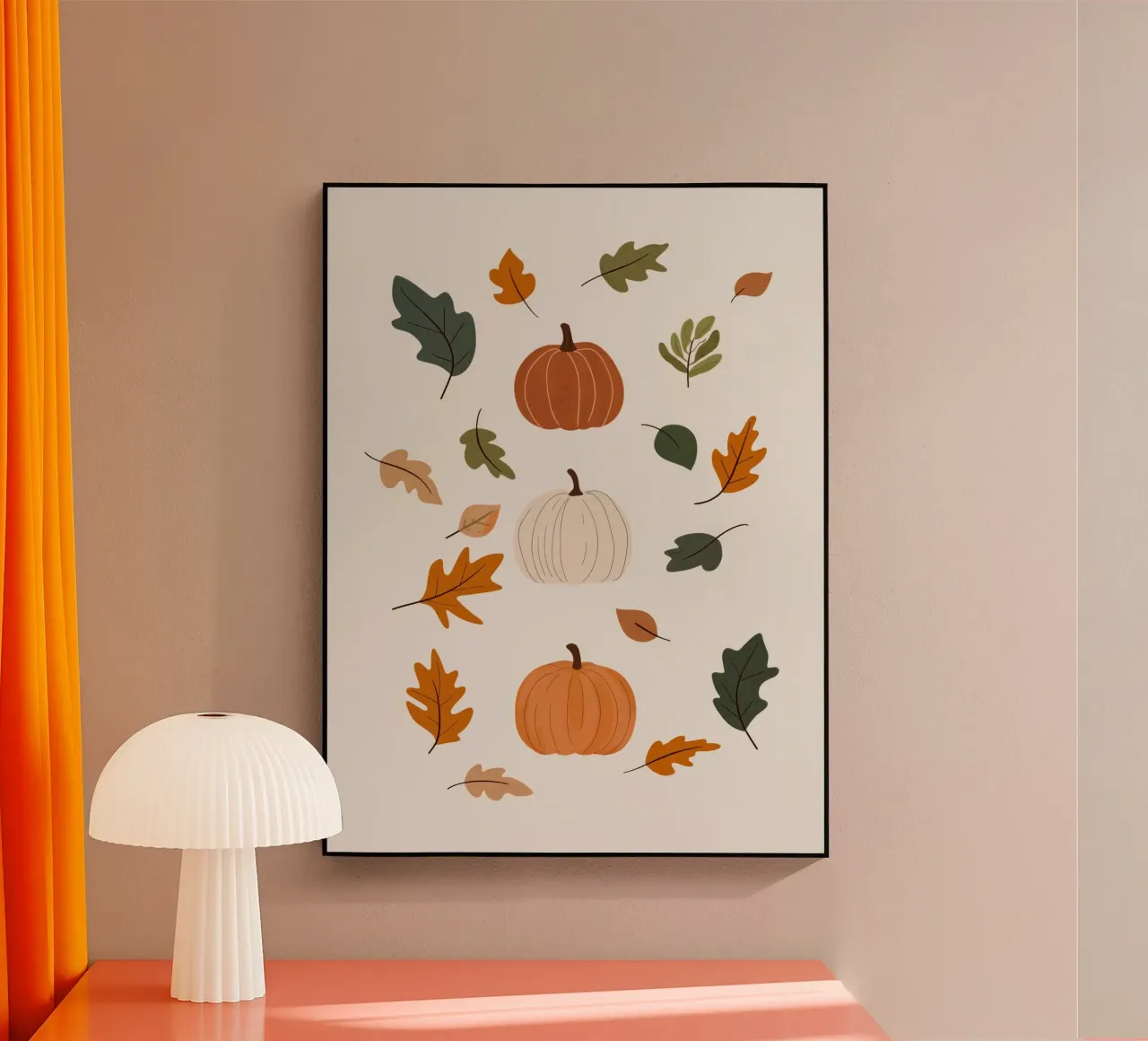 Autumn Pumpkins plexiglass da treechild