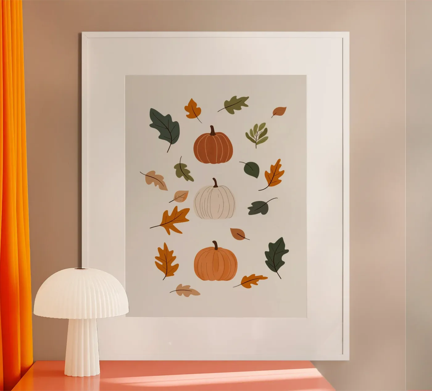 Autumn Pumpkins poster da treechild