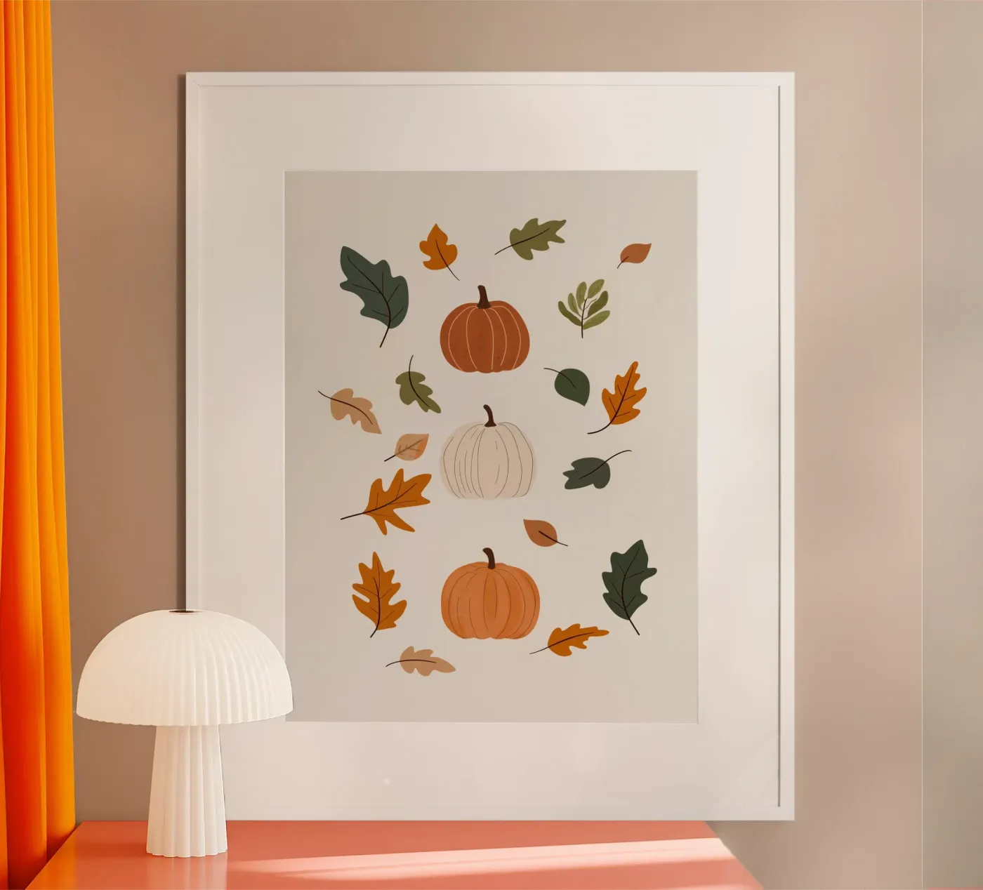Autumn Pumpkins poster da treechild