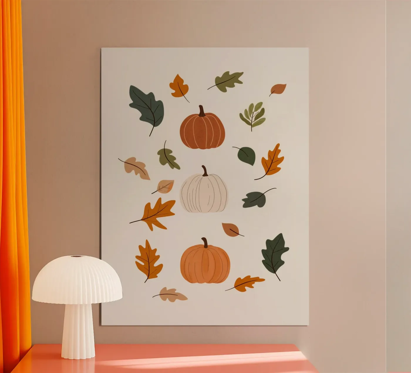 Autumn Pumpkins poster da treechild