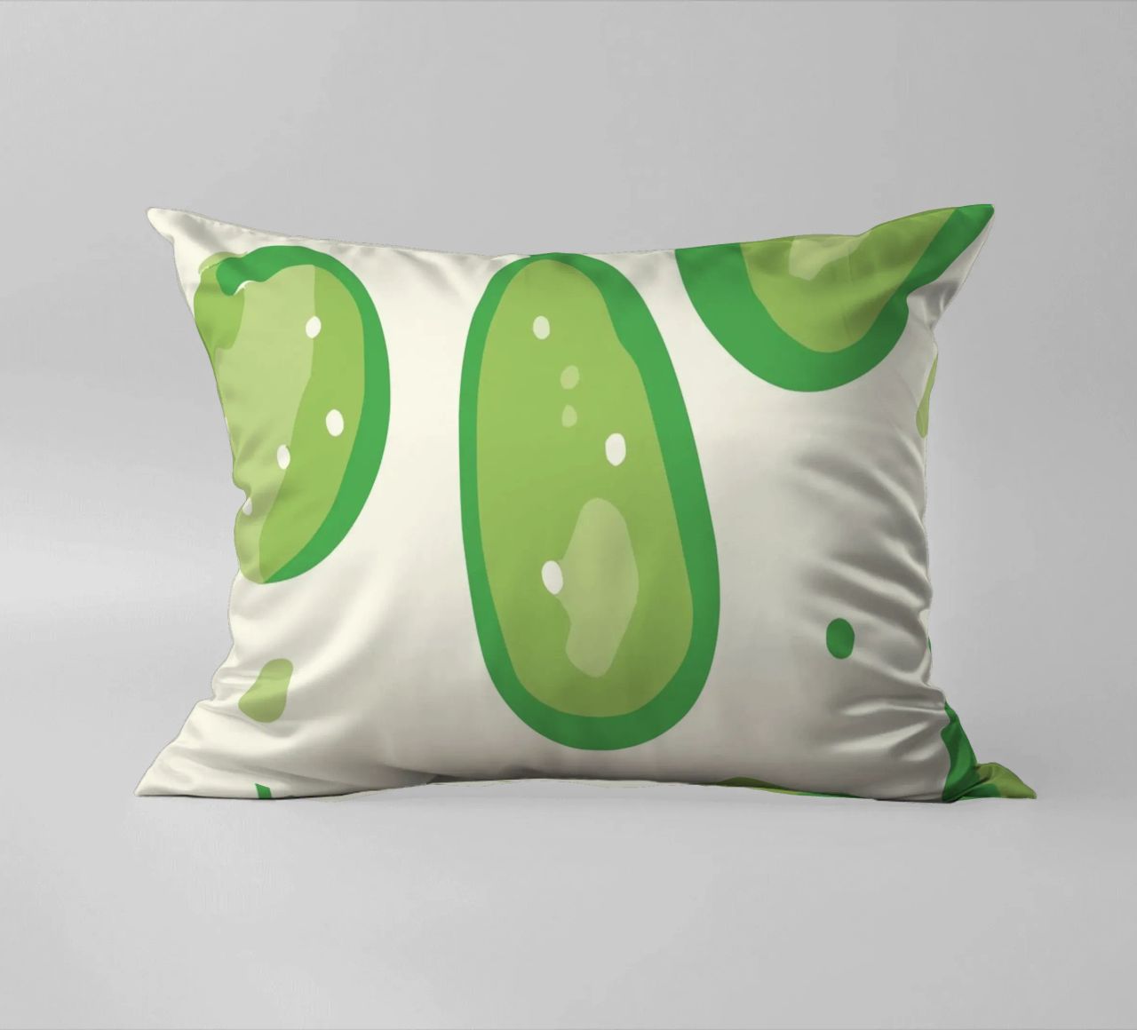 cucumbers decorative cushion by Hey Vincent