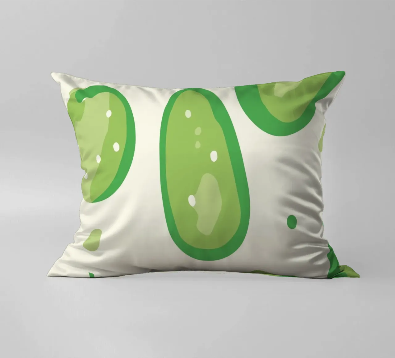 cucumbers decorative cushion by Hey Vincent