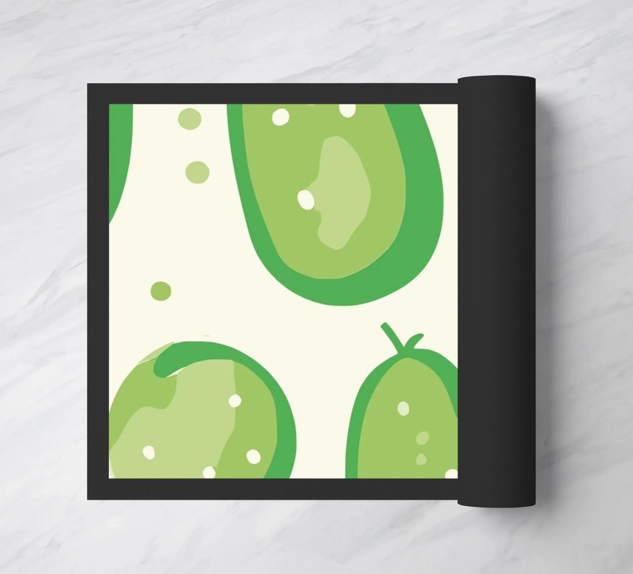 cucumbers doormat by Hey Vincent