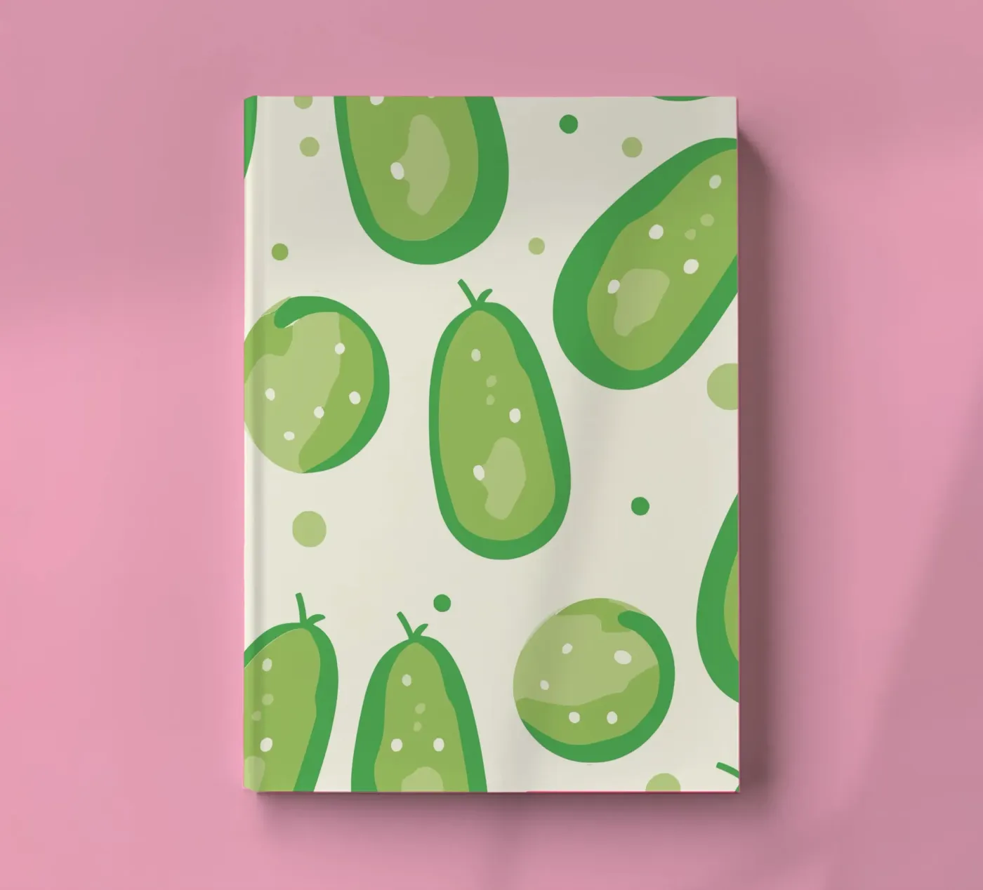 cucumbers notebook by Lena Rudman