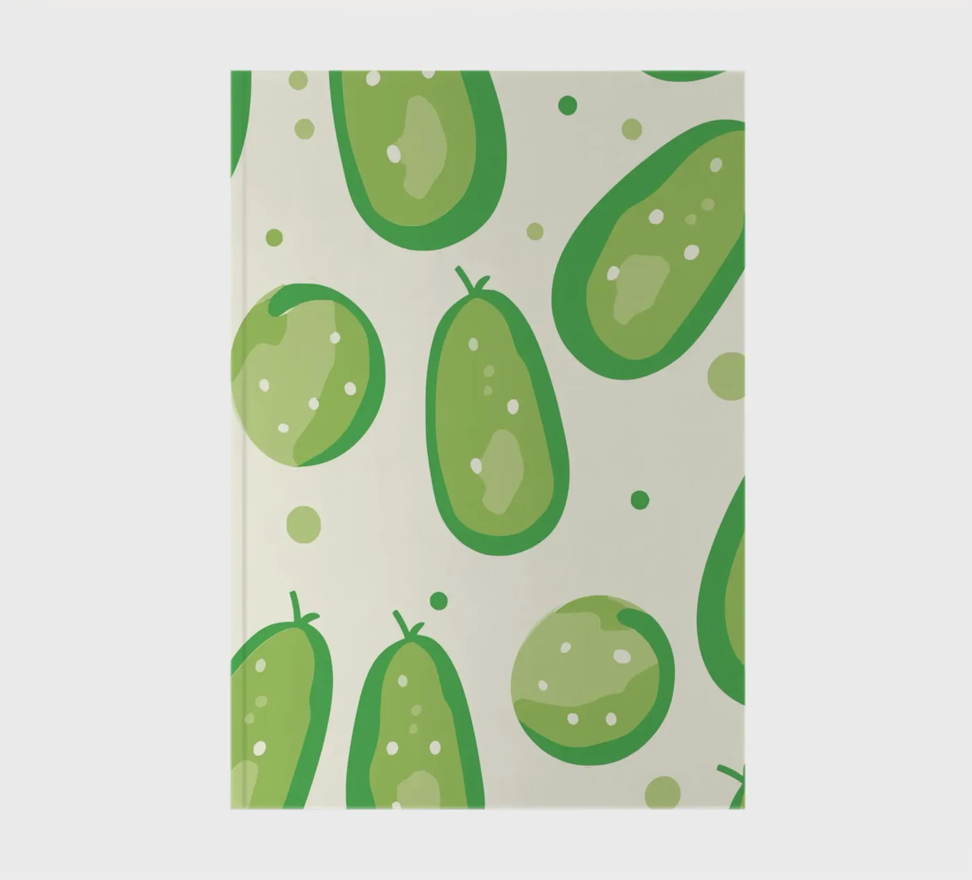 cucumbers notebook by Lena Rudman