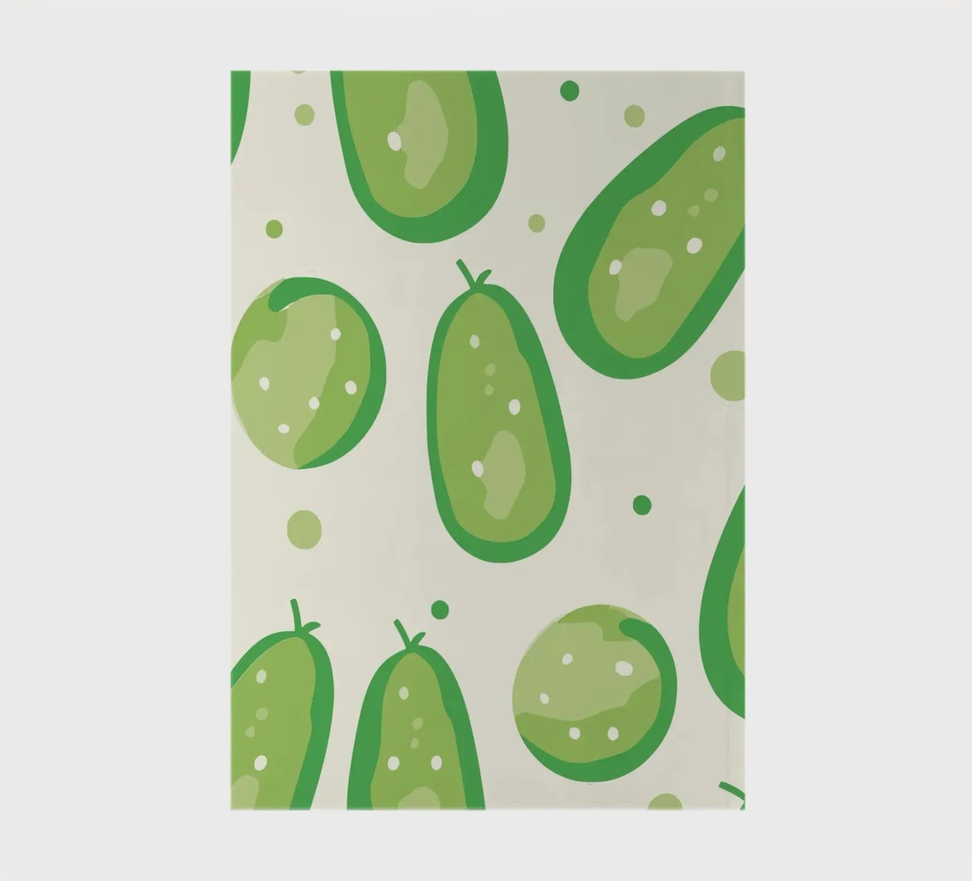 cucumbers notebook by Lena Rudman