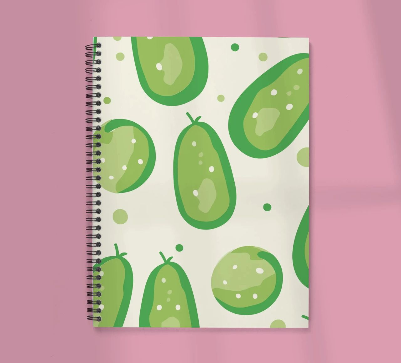 cucumbers spiral notebook by Hey Vincent