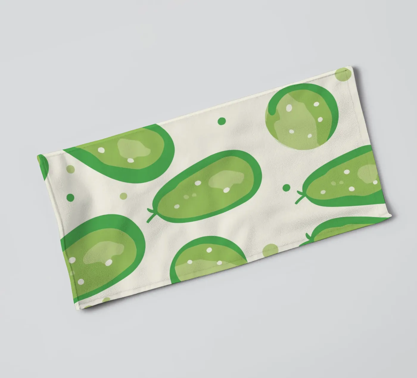 cucumbers towel by Hey Vincent