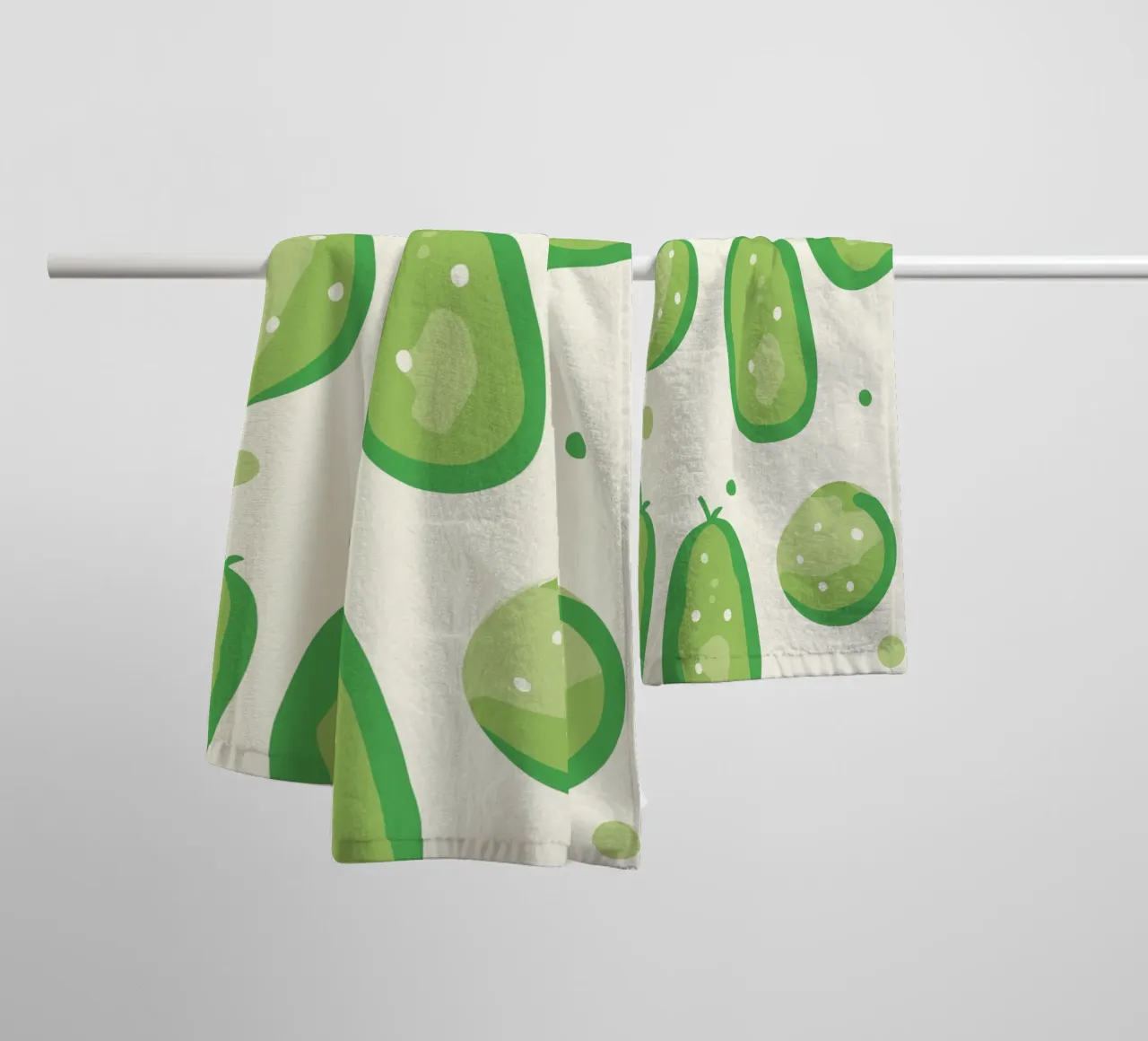 cucumbers towel by Hey Vincent