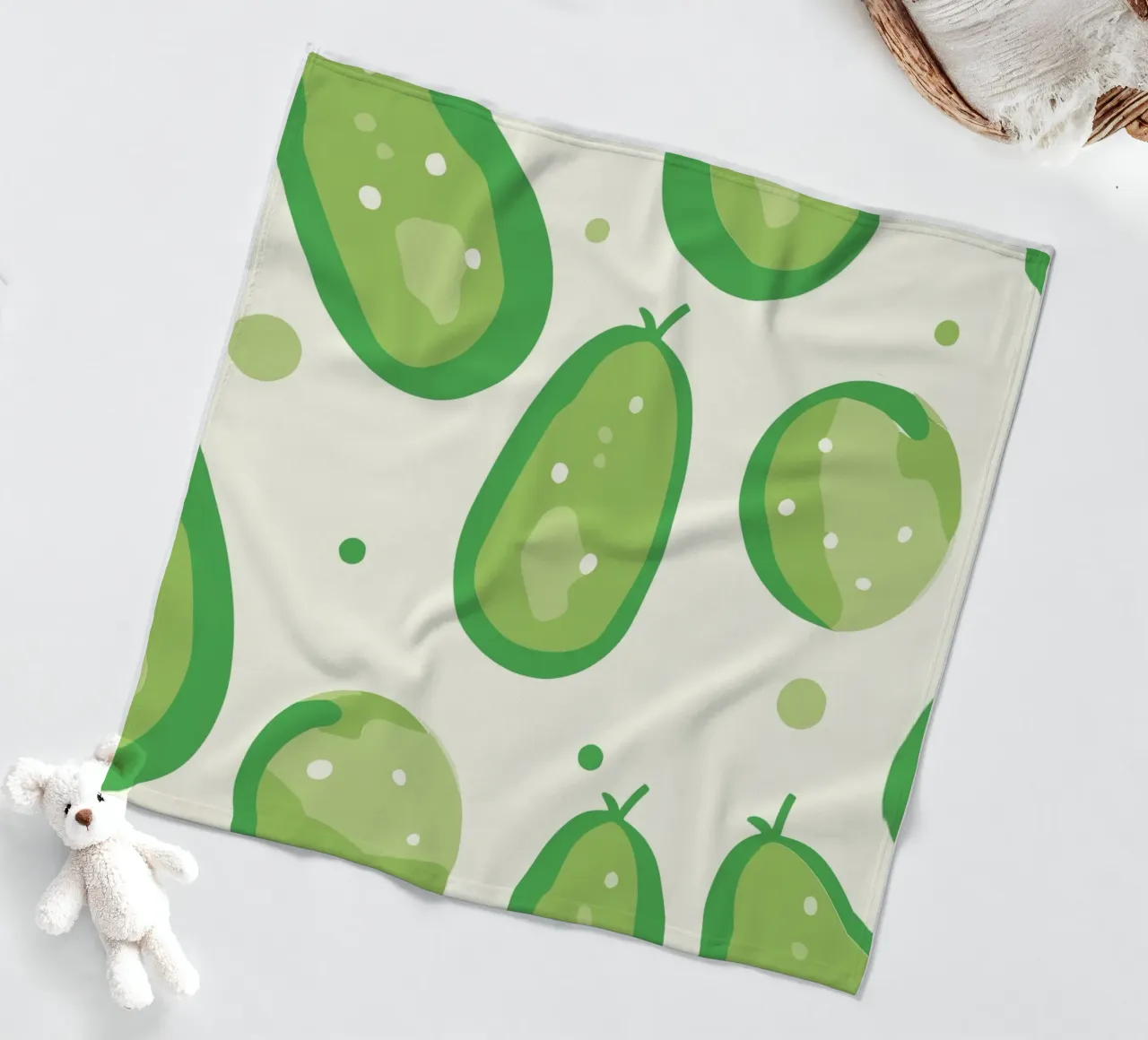 Salatgurken Fleecedecke von Hey Vincent