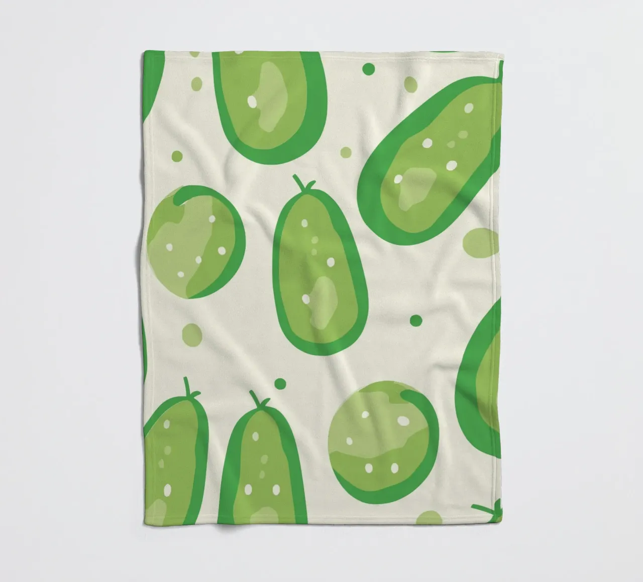 Salatgurken Fleecedecke von Hey Vincent