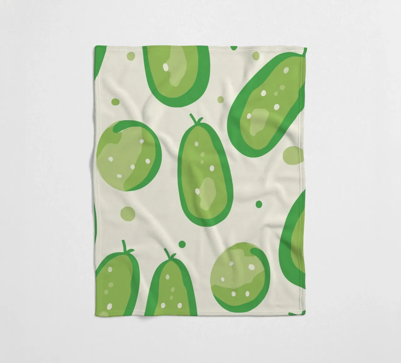 Salatgurken Fleecedecke von Hey Vincent