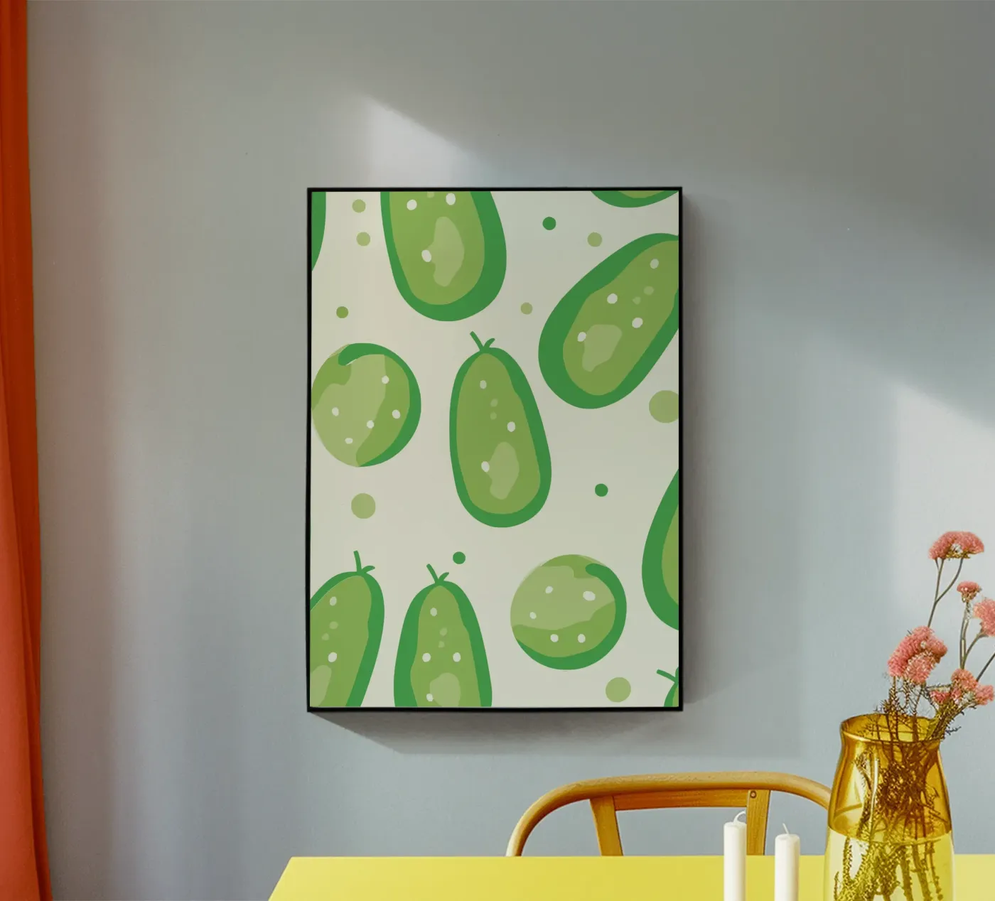 cucumbers plexiglass da Hey Vincent