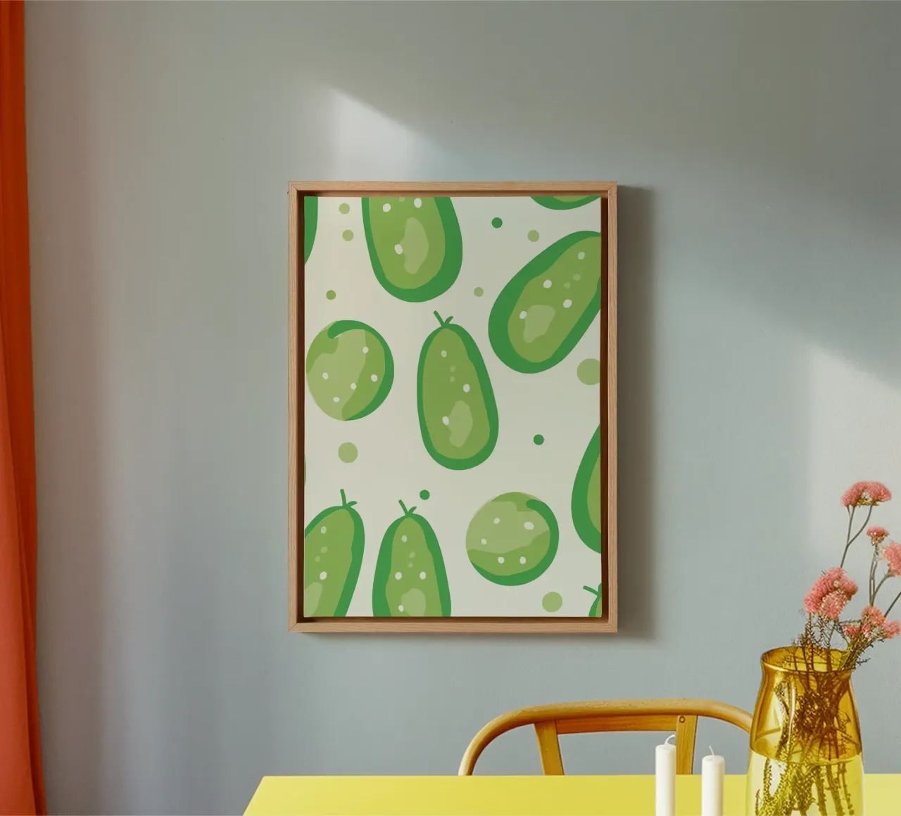cucumbers canvas by Hey Vincent