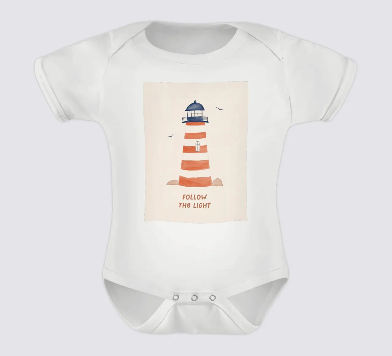 Lighthouse babyrompertje korte mouwen van treechild