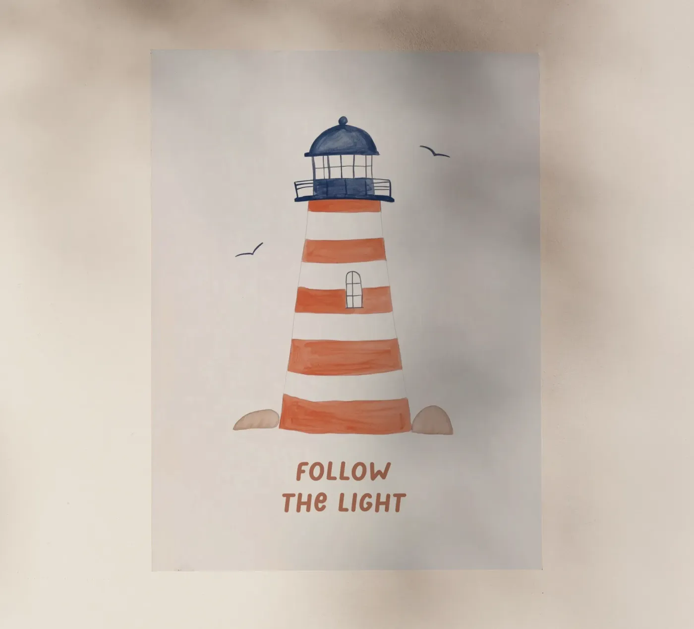 Lighthouse backlit folie van treechild