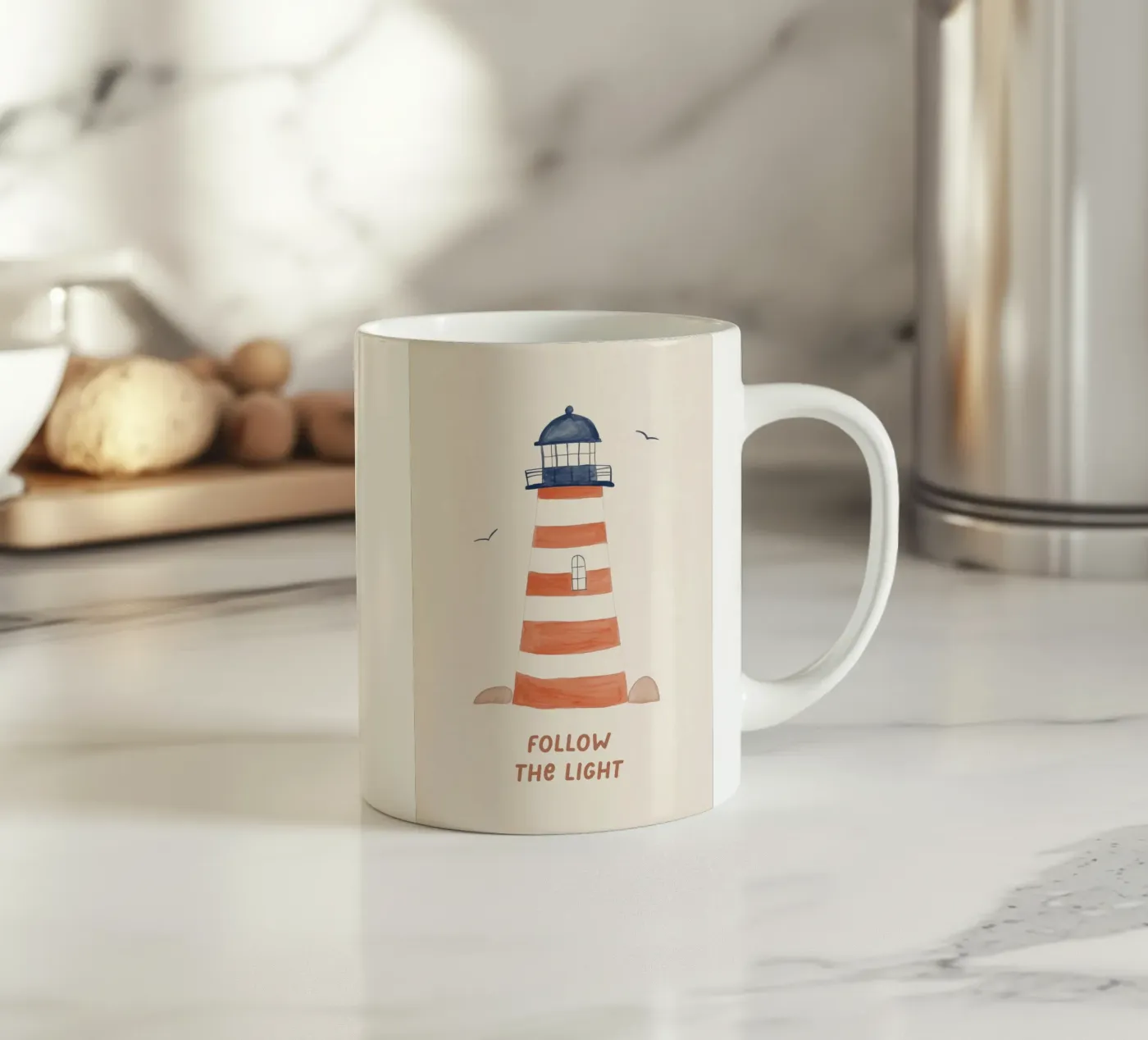 Lighthouse ceramic mug by treechild