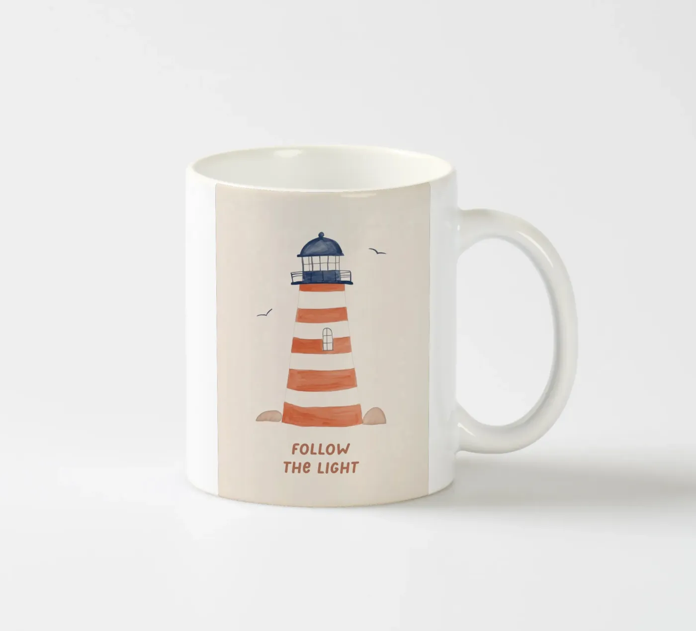Lighthouse mug en céramique de treechild