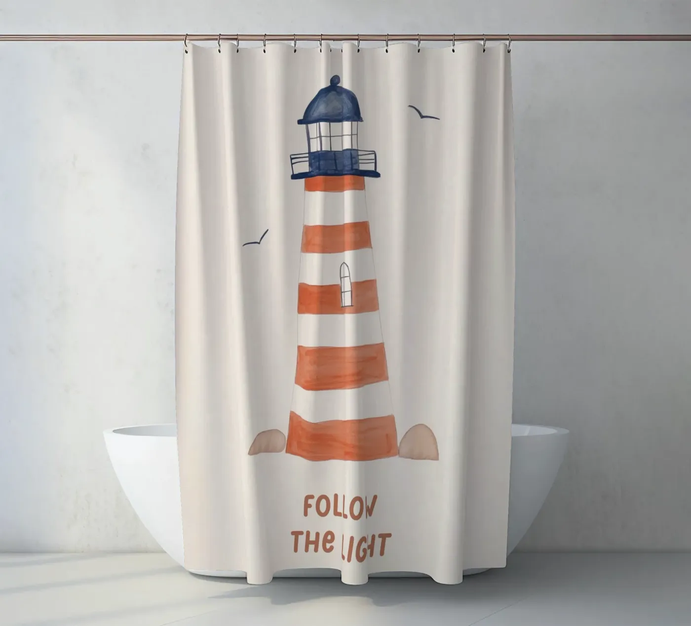 Lighthouse Duschvorhang von treechild