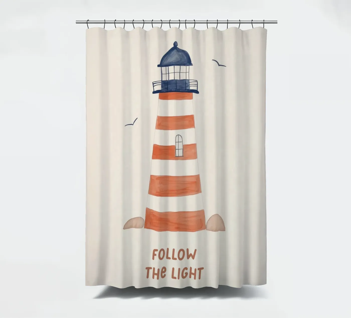 Lighthouse Duschvorhang von treechild