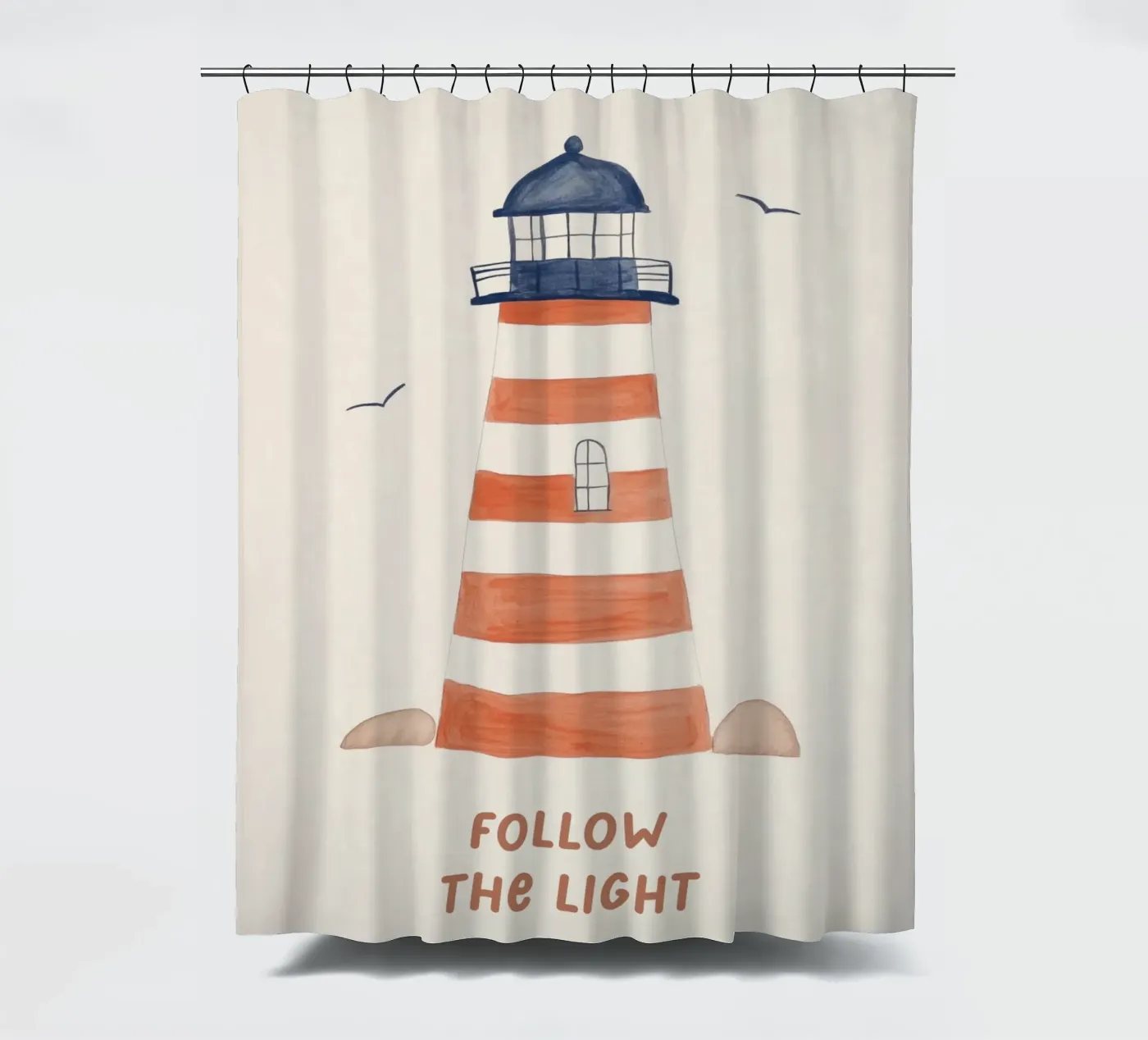 Lighthouse Duschvorhang von treechild