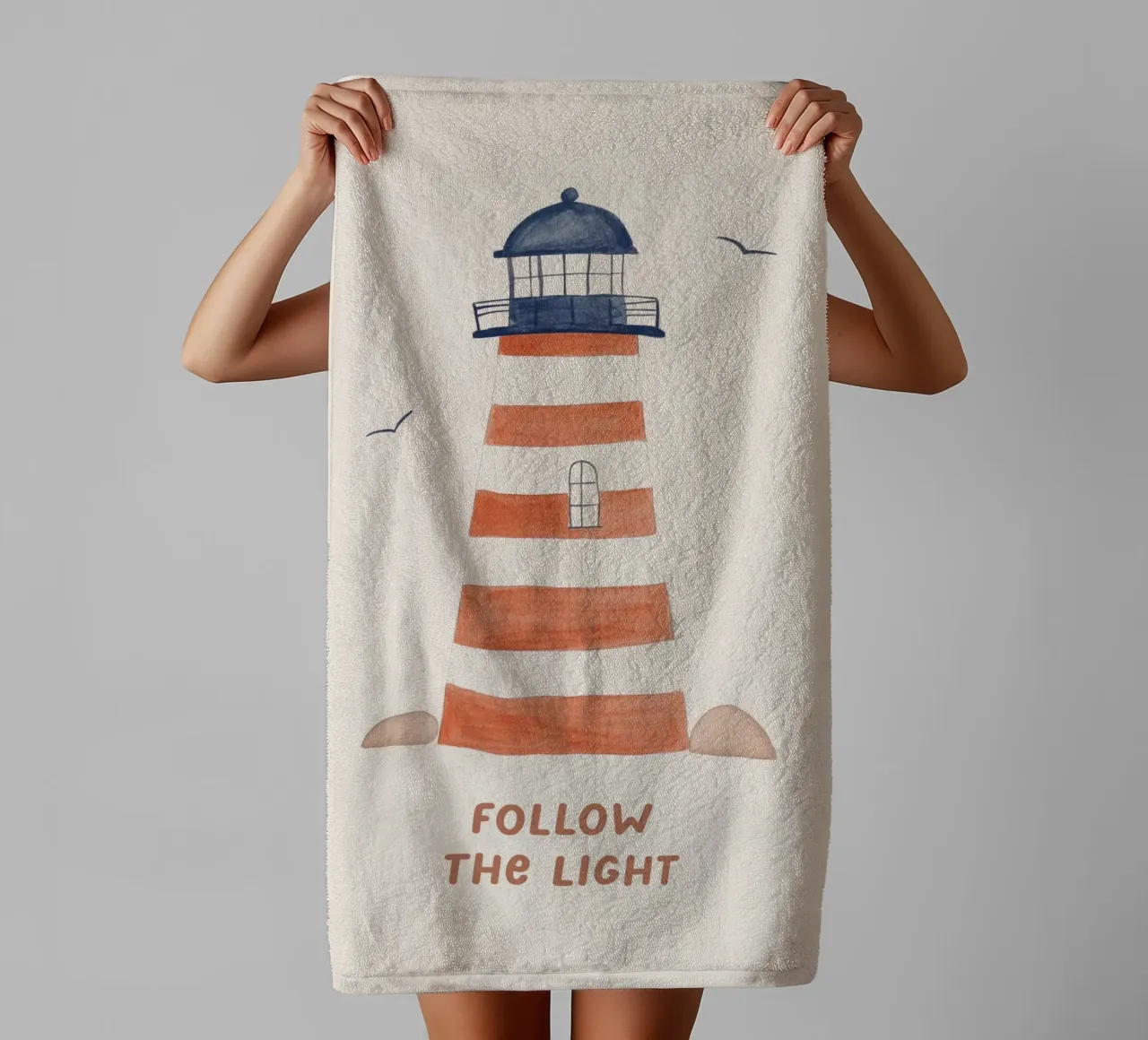 Lighthouse asciugamano da bagno da treechild