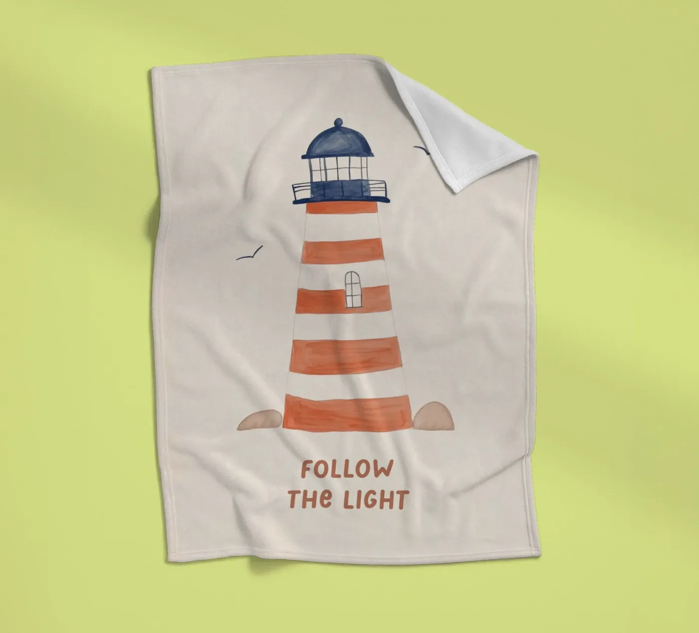 Lighthouse fleece blanket by treechild