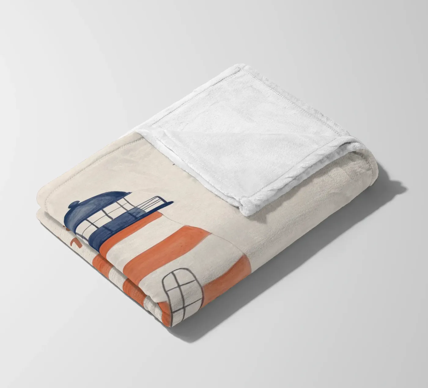 Lighthouse fleece blanket by treechild