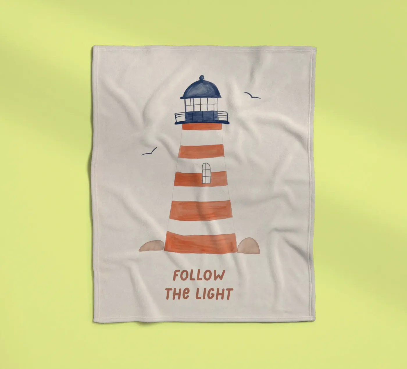 Lighthouse fleece blanket by treechild