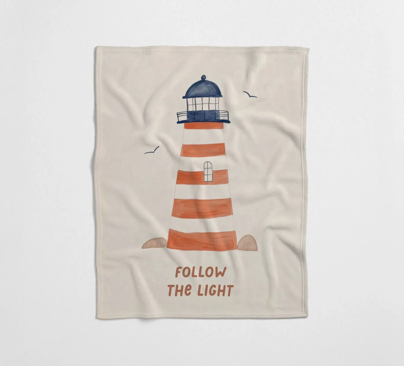 Lighthouse fleece blanket by treechild