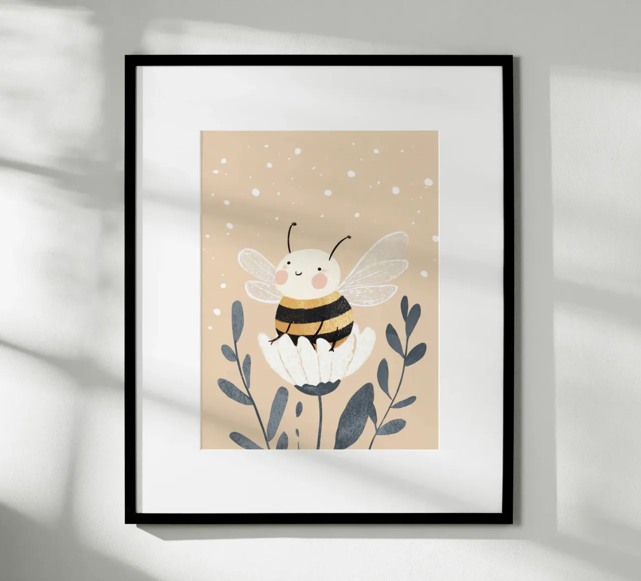 Happy Bee carta hahnemühle da treechild