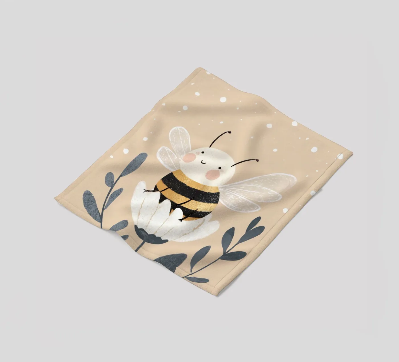 Happy Bee fleecedeken van treechild