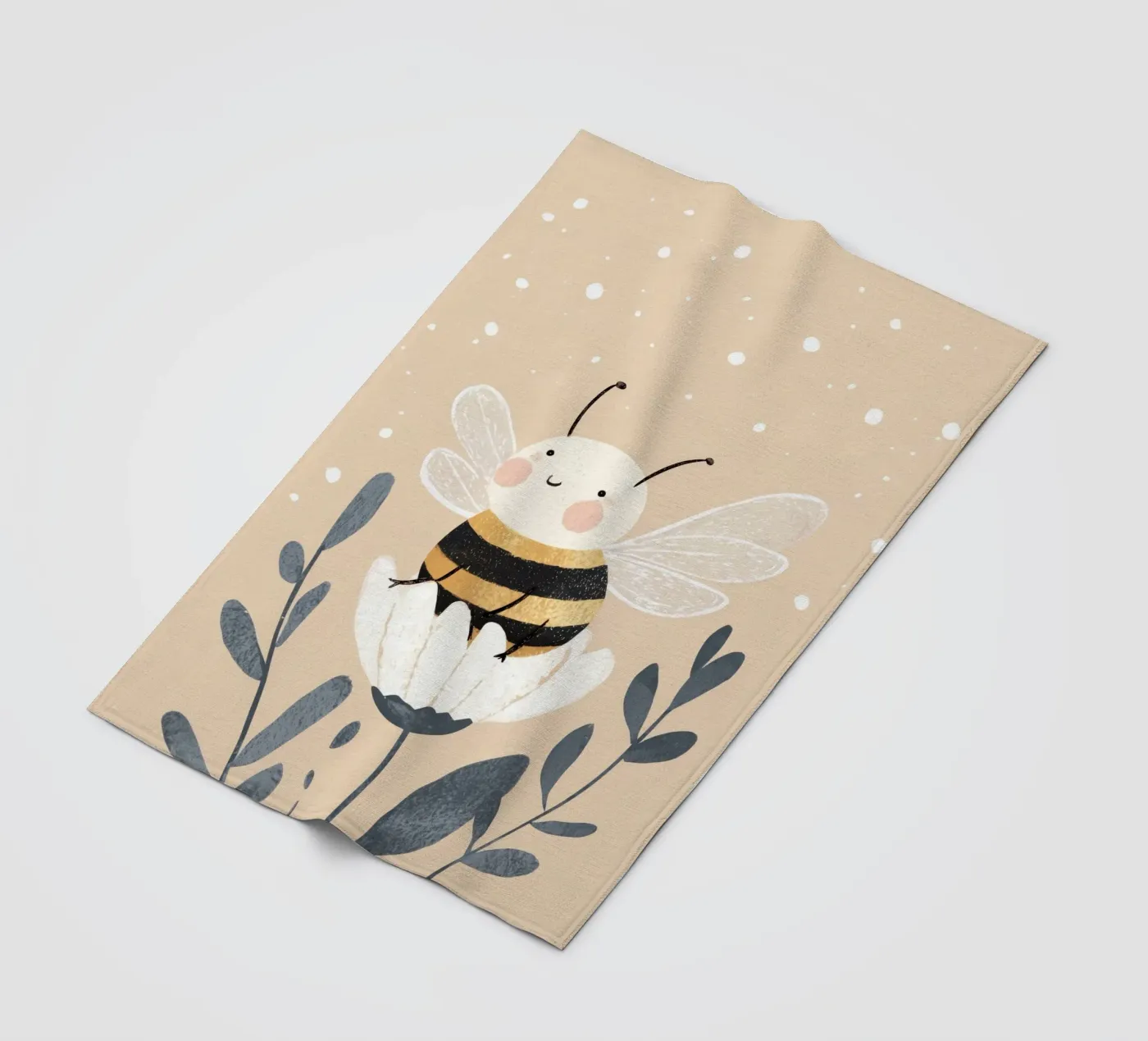 Happy Bee fleecedeken van treechild