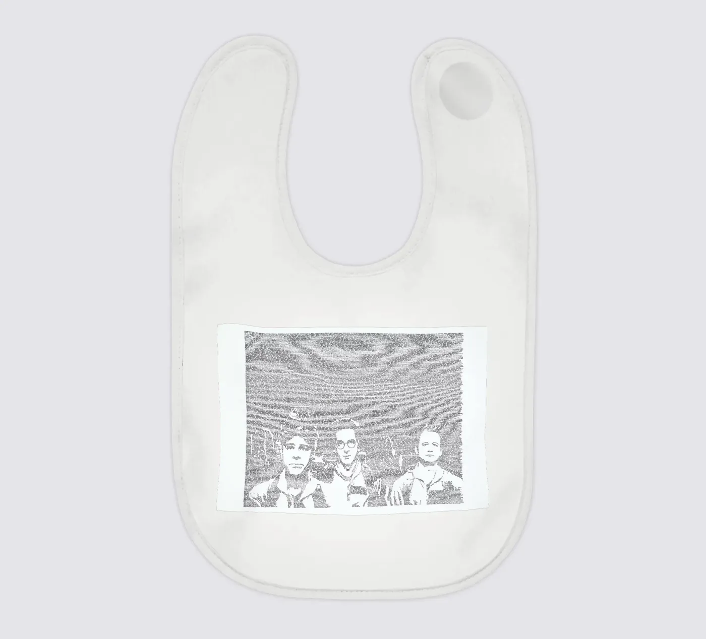 Ghostbusters baby bib by Mike Matola