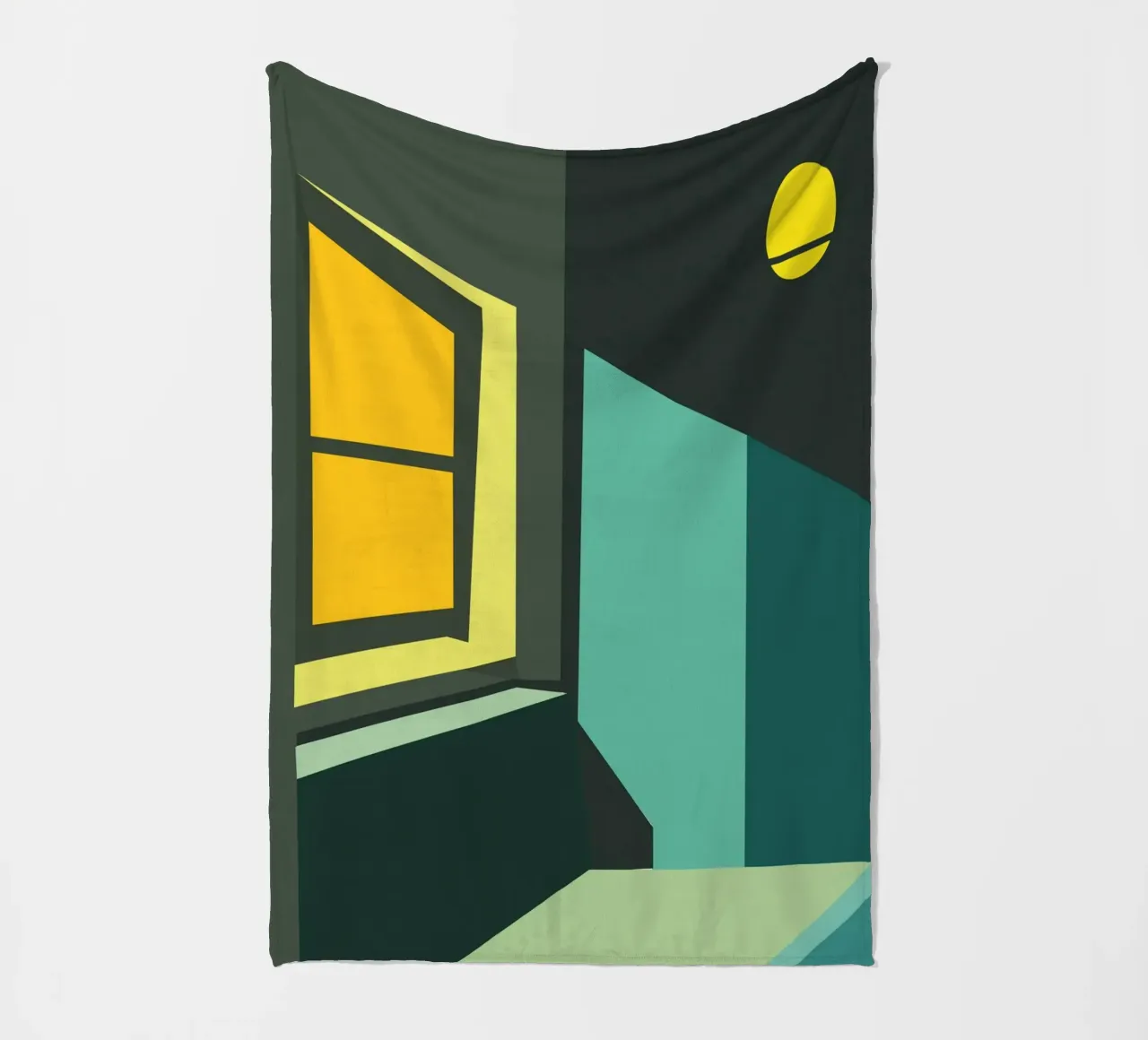 Window fleece blanket by Hey Vincent