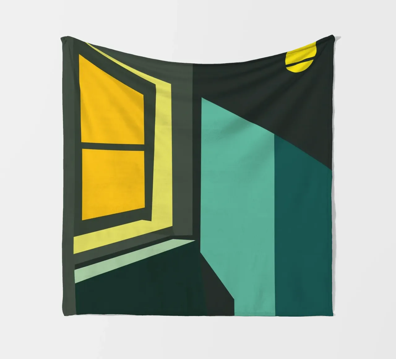 Window fleece blanket by Hey Vincent