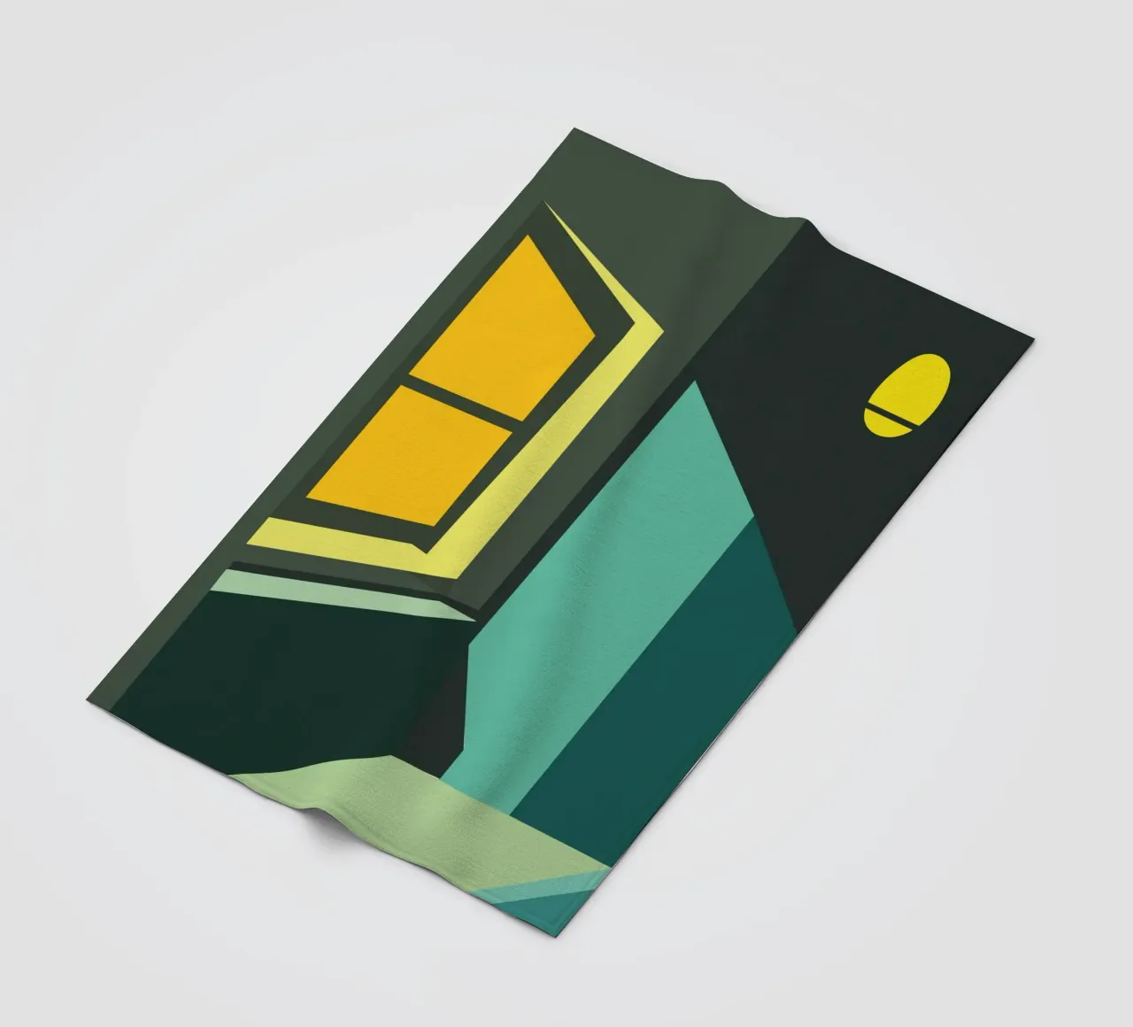 Window fleece blanket by Hey Vincent