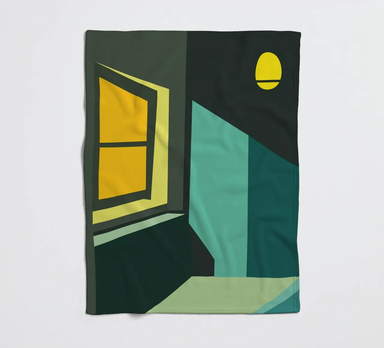 Window fleece blanket by Hey Vincent