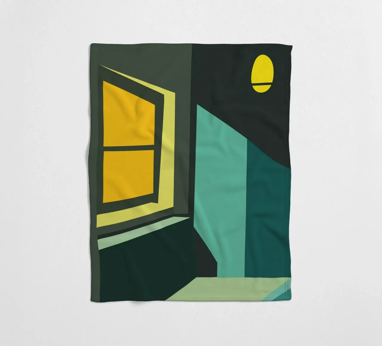 Window fleece blanket by Hey Vincent