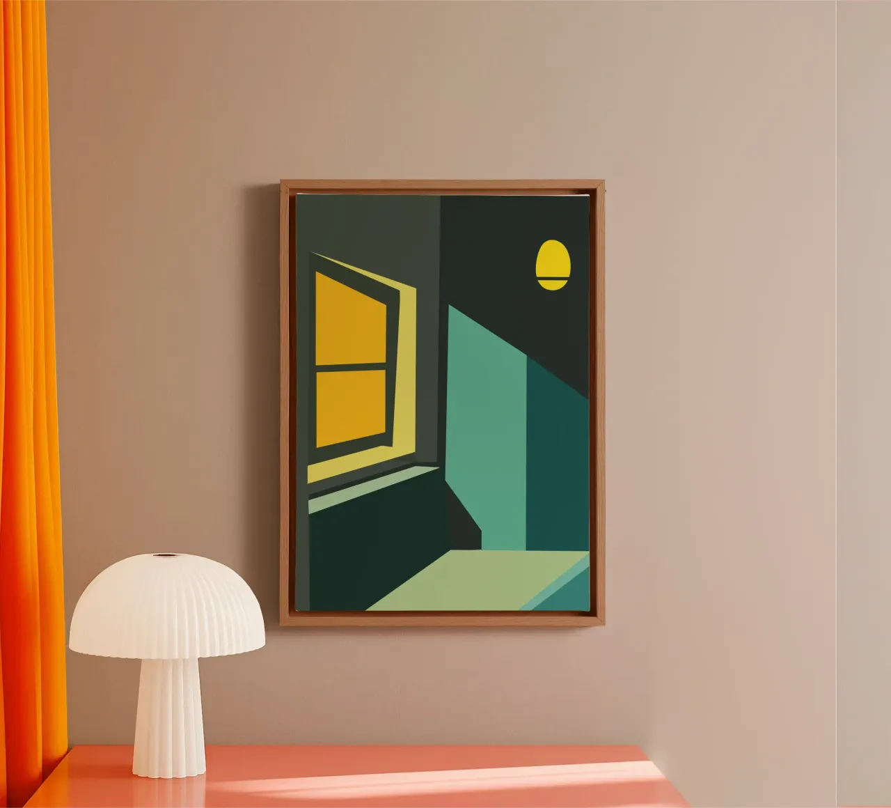 Window tela con Cornice a cassetta da Hey Vincent