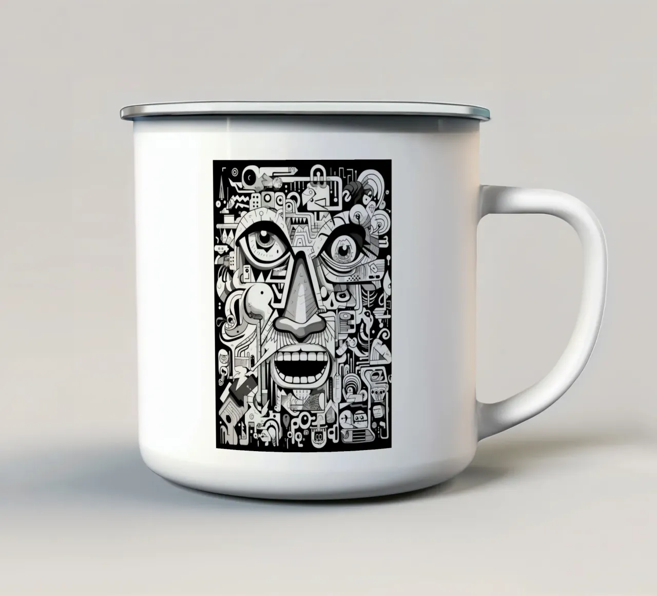 animali graffiti tazza in smalto da Art Digital Visuel