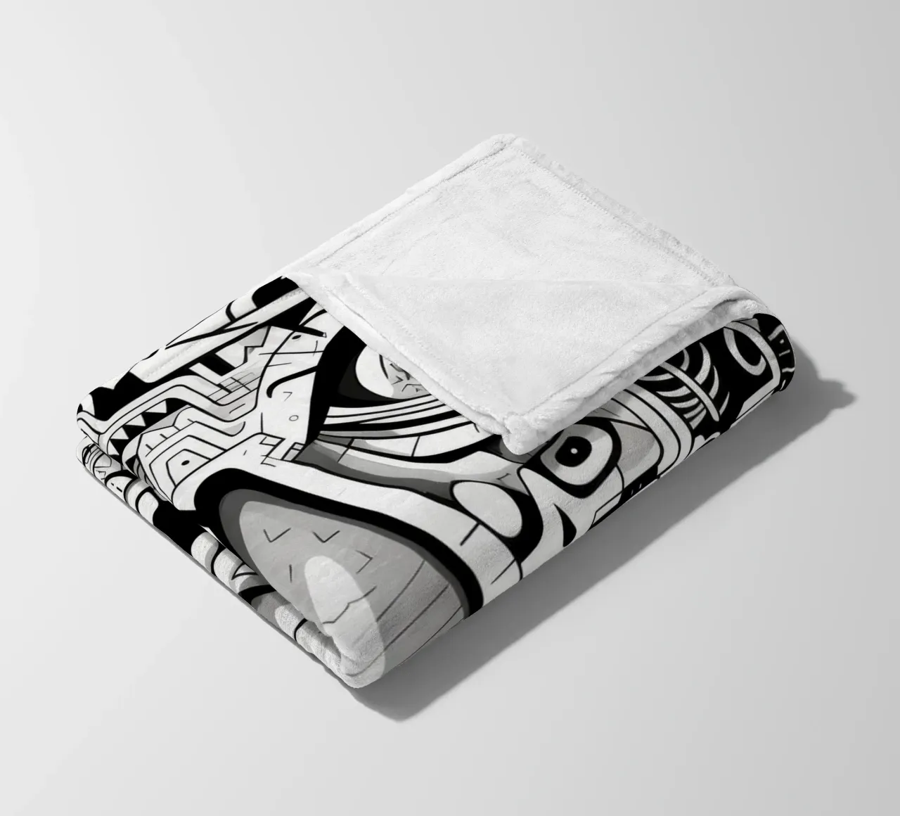 animali graffiti coperta in pile da Art Digital Visuel