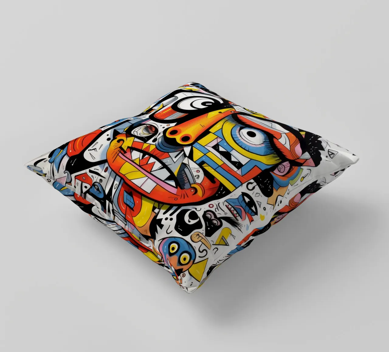 animali graffiti cuscino da Art Digital Visuel