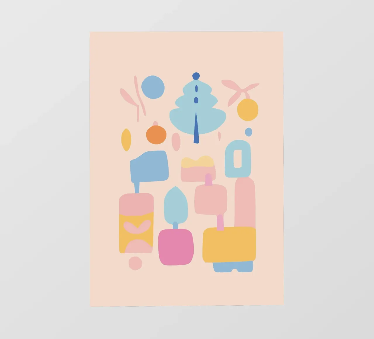 Abstract Pastell telo in pvc da Hey Vincent