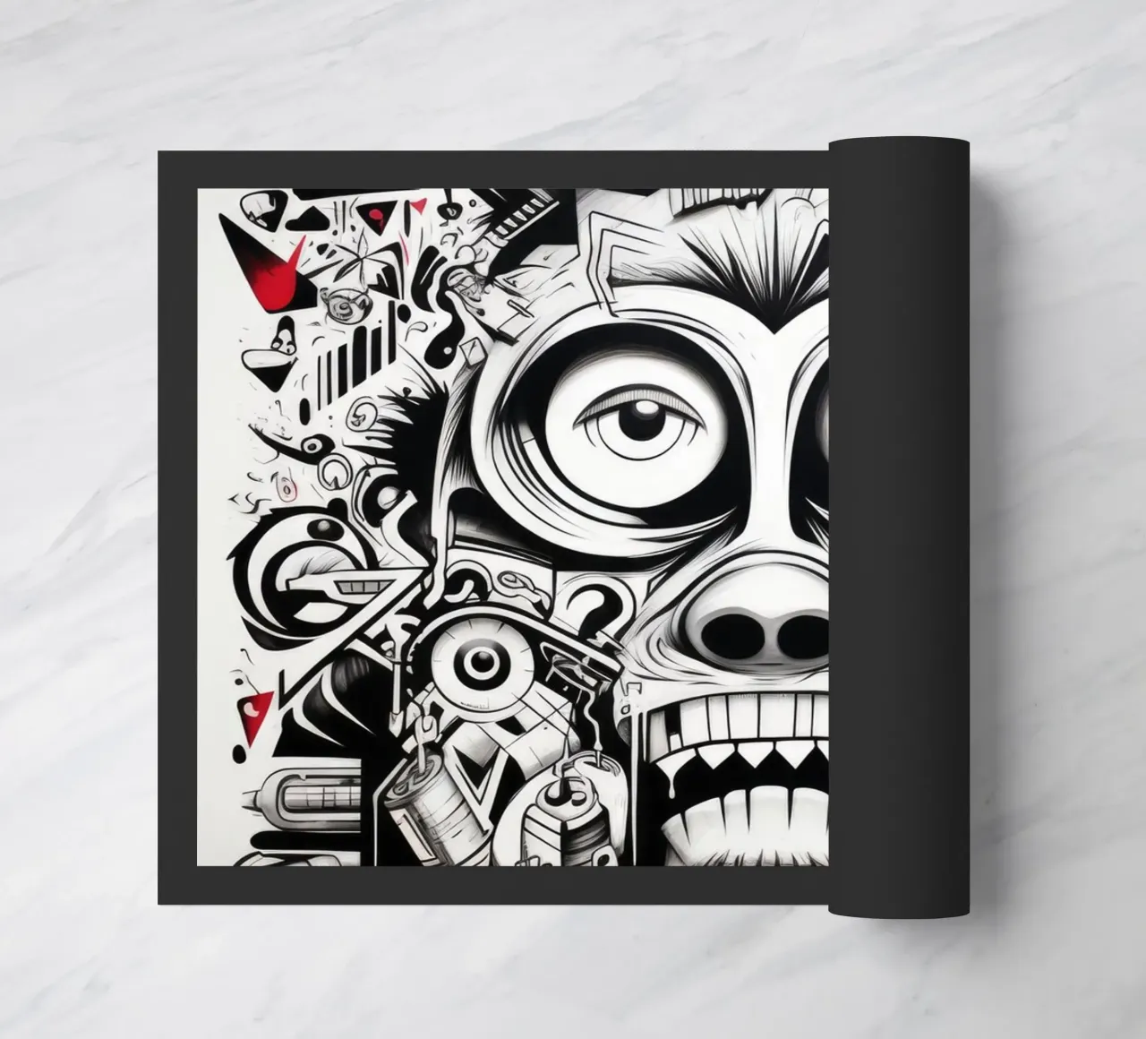 animali graffiti zerbino da Art Digital Visuel